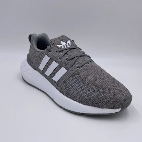 adidas Swift Run 22 Grey / White Womens Shoes - Picture 7 of 8